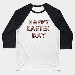 Leopard Happy Easter day Baseball T-Shirt